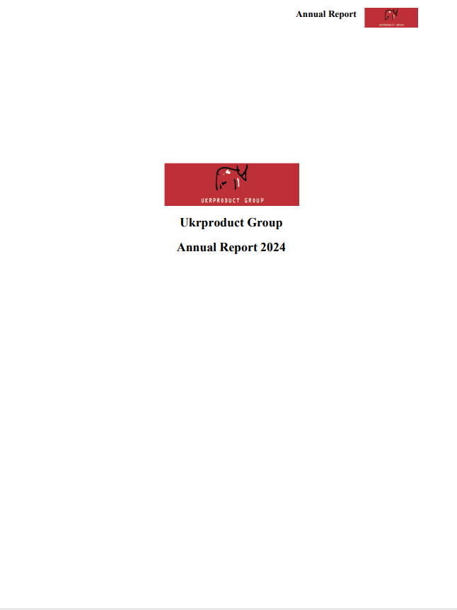 UKRPRODUCT GROUP ANNUAL REPORT 2024